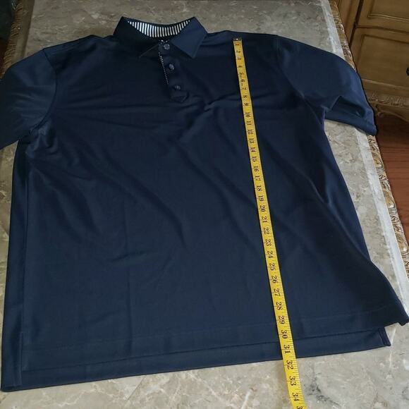 FootJoy Button Collar Short Sleeve Polo - Picture 6 of 10